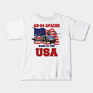 AH-64 Apache Made in the USA Kids T-Shirt